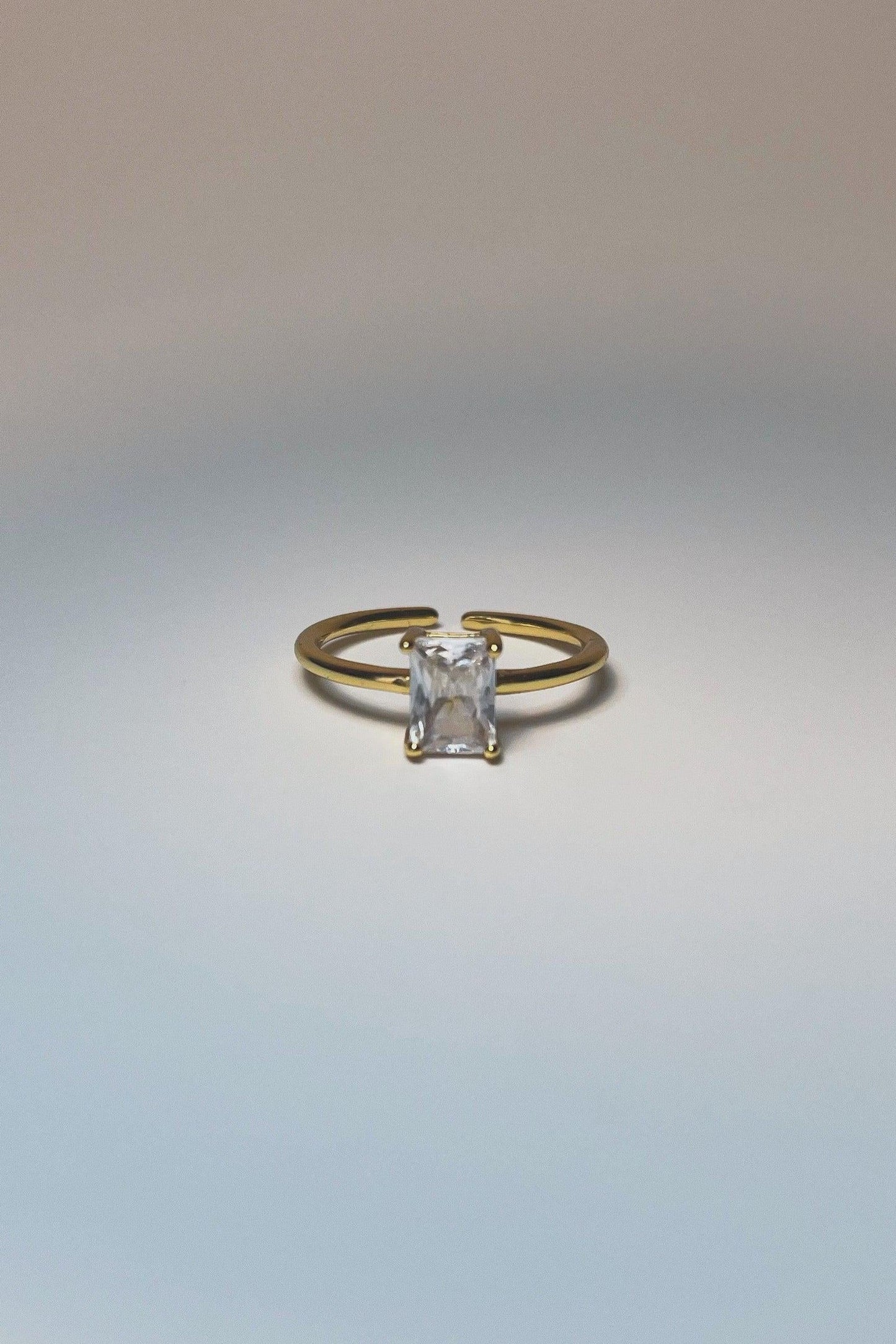 Square Stone Ring